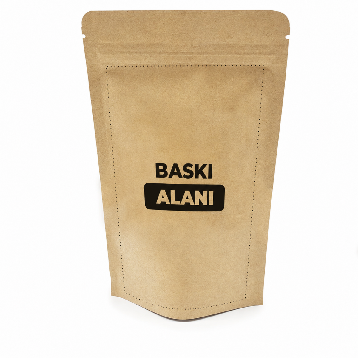 Geniş Pencereli Kraft Doypack Baskılı